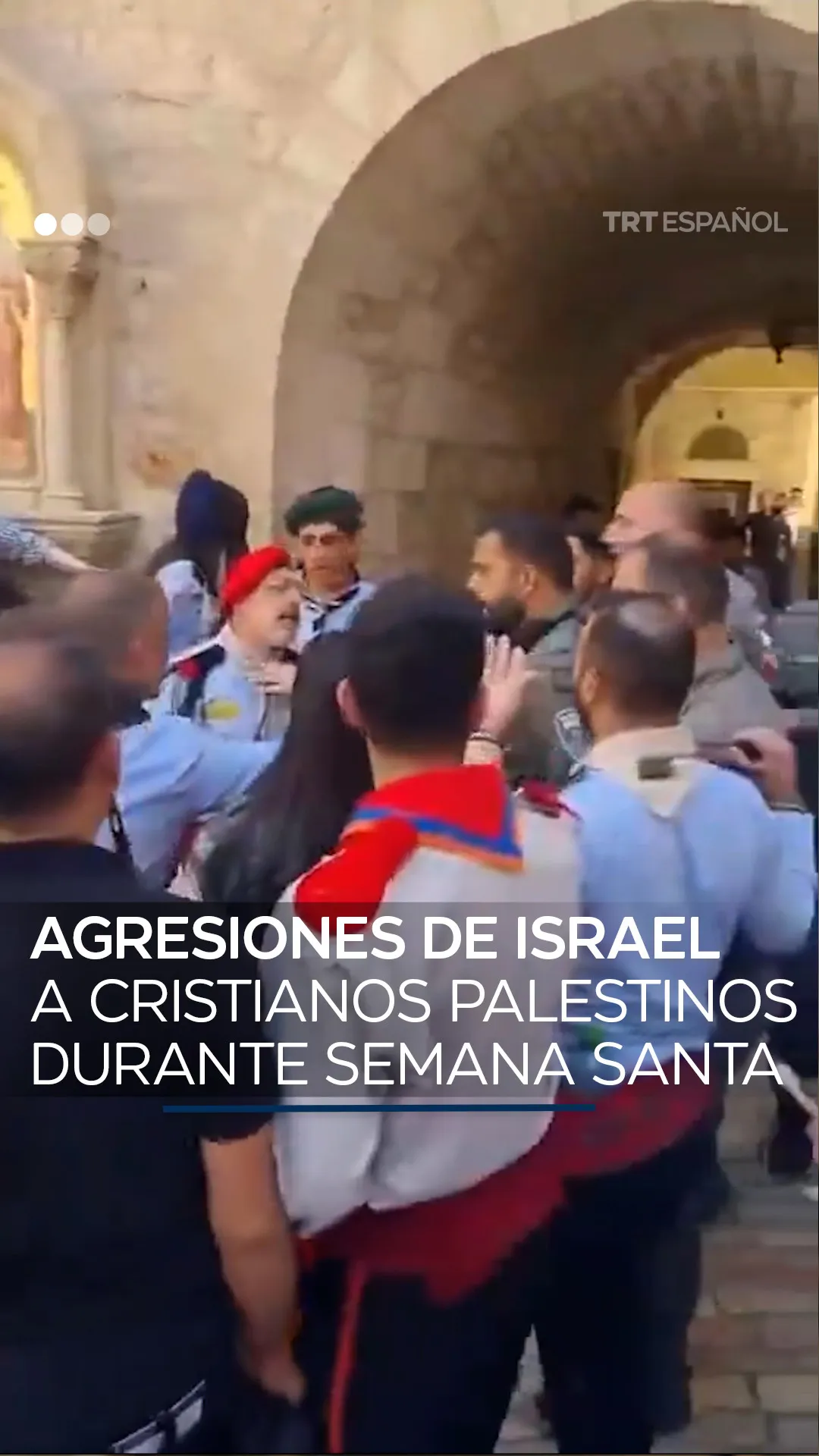 Agresiones de Israel a cristianos palestinos durante Semana Santa